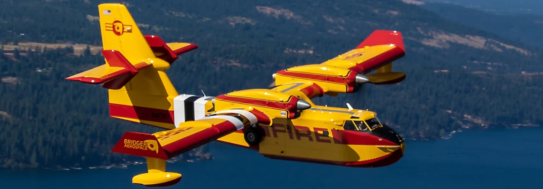 Bridger Aerospace ya opera varios CL-415 EAF. Foto De Havilland Canada.